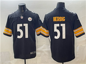 Pittsburgh Steelers #51 Nick Herbig Black Vapor Limited Jersey