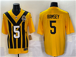 Pittsburgh Steelers #5 Jalen Ramsey 1933 Throwback Gold Limited Jersey