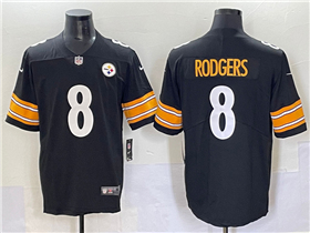Pittsburgh Steelers #8 Aaron Rodgers Black Vapor Limited Jersey