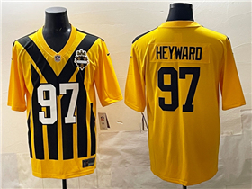 Pittsburgh Steelers #97 Cameron Heyward 1933 Throwback Gold Limited Jersey