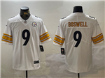 Pittsburgh Steelers #9 Chris Boswell White Vapor Limited Jersey