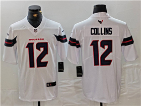 Houston Texans #12 Nico Collins White Vapor Limited Jersey