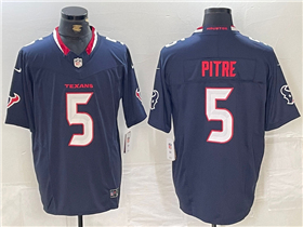 Houston Texans #5 Jalen Pitre Navy Vapor F.U.S.E. Limited Jersey