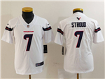 Houston Texans #7 C.J. Stroud Youth White Vapor Limited Jersey