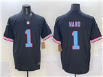 Tennessee Titans #1 Cam Ward Black Oilers Throwback Vapor F.U.S.E. Limited Jersey