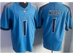 Tennessee Titans #1 Cam Ward Light Blue Vapor F.U.S.E. Limited Jersey