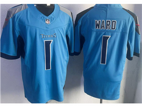 Tennessee Titans #1 Cam Ward Light Blue Vapor F.U.S.E. Limited Jersey