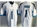 Tennessee Titans #1 Cam Ward White Vapor F.U.S.E. Limited Jersey