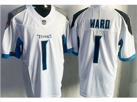 Tennessee Titans #1 Cam Ward White Vapor F.U.S.E. Limited Jersey
