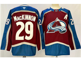 Colorado Avalanche #29 Nathan MacKinnon Home Burgundy Jersey