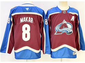 Colorado Avalanche #8 Cale Makar Youth Home Burgundy Jersey