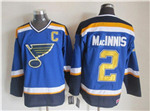 St. Louis Blues #2 Al MacInnis 1998 CCM Vintage Blue Jersey
