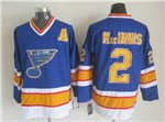 St. Louis Blues #2 Al MacInnis CCM Vintage Blue Jersey