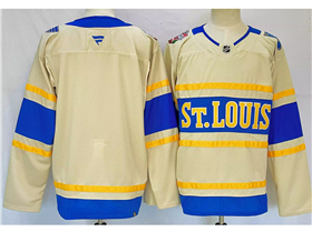 St. Louis Blues Cream 2025 Winter Classic Team Jersey