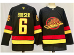 Vancouver Canucks #6 Brock Boeser Black Jersey