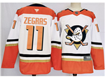 Anaheim Ducks #11 Trevor Zegras White Jersey