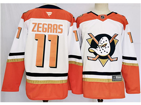 Anaheim Ducks #11 Trevor Zegras White Jersey