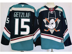 Anaheim Ducks #15 Ryan Getzlaf Alternate Black Jersey