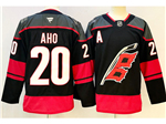 Carolina Hurricanes #20 Sebastian Aho Black Jersey