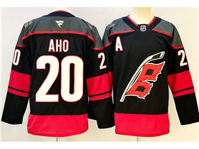 Carolina Hurricanes #20 Sebastian Aho Black Jersey