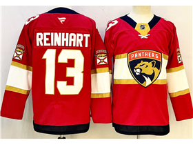 Florida Panthers #13 Sam Reinhart Red Jersey