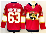 Florida Panthers #63 Brad Marchand Red Jersey