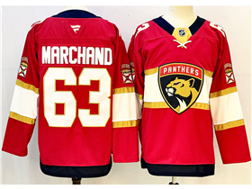 Florida Panthers #63 Brad Marchand Red Jersey