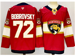 Florida Panthers #72 Sergei Bobrovsky Red Jersey
