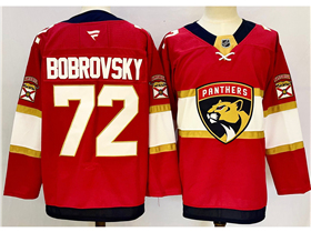 Florida Panthers #72 Sergei Bobrovsky Red Jersey