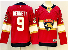 Florida Panthers #9 Sam Bennett Youth Red Jersey