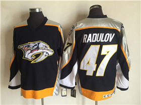 Nashville Predators #47 Alexander Radulov 2006 CCM Vintage Black Jersey