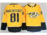 Nashville Predators #81 Jonathan Marchessault Gold Jersey