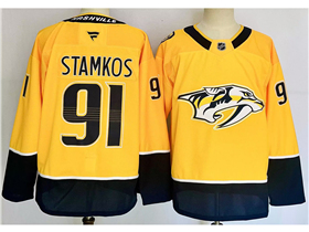 Nashville Predators #91 Steven Stamkos Gold Jersey