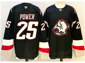 Buffalo Sabres #25 Owen Power Black Jersey
