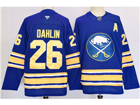 Buffalo Sabres #26 Rasmus Dahlin Royal Blue Jersey