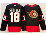 Ottawa Senators #18 Tim Stützle Black Jersey