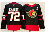 Ottawa Senators #72 Thomas Chabot Black Jersey