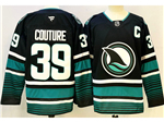 San Jose Sharks#39 Logan Couture Black Jersey