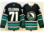 San Jose Sharks #71 Macklin Celebrini Black Jersey