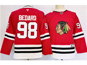 Chicago Blackhawks #98 Connor Bedard Youth Red Jersey