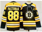 Boston Bruins #88 David Pastrnak Black Jersey