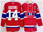 Montreal Canadiens #14 Nick Suzuki Red Jersey