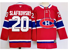 Montreal Canadiens #20 Juraj Slafkovsky Red Jersey