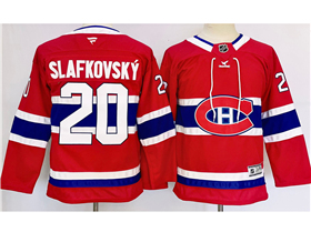 Montreal Canadiens #20 Juraj Slafkovsky Youth Red Jersey