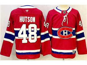Montreal Canadiens #48 Lane Hutson Youth Red Jersey