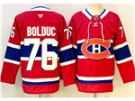 Montreal Canadiens #76 Zack Bolduc Red Jersey