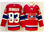 Montreal Canadiens #93 Ivan Demidov Red Jersey