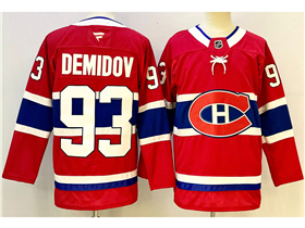 Montreal Canadiens #93 Ivan Demidov Red Jersey