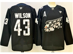Washington Capitals #43 Tom Wilson Black Cherry Blossom Jersey