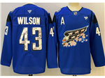 Washington Capitals #43 Tom Wilson Blue Cherry Blossom Jersey
